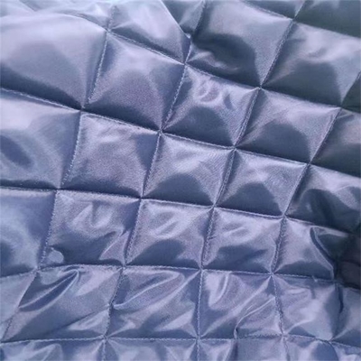 poliéster exterior respirável 142cm Diamond Quilting da tela 160gsm