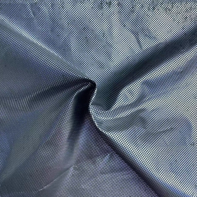 100% Poliéster 50D*50D 290T Poly Taffeta com prata