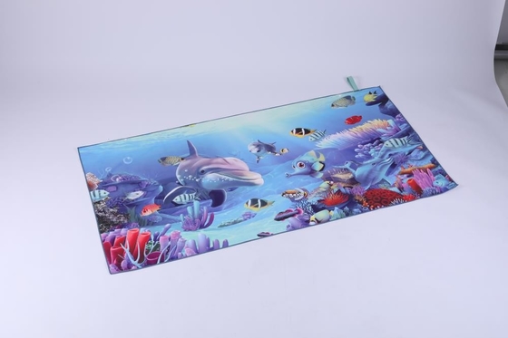 180x85cm reciclam a tela que 200gsm de trama seco rápido imprimiu a toalha de praia