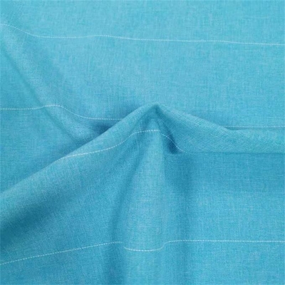 malha poli tecida vestuário do Spandex da listra da tela do poliéster 170gsm