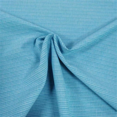 Material tecido 170gsm apertado do poliéster da tela 148CM do Spandex do poliéster da listra