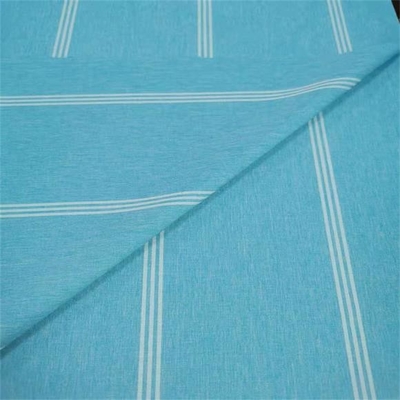 planície Cationic do poliéster 170gsm para tecer para listrar o Spandex poli da escova