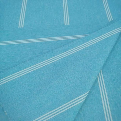 planície Cationic do poliéster 170gsm para tecer para listrar o Spandex poli da escova