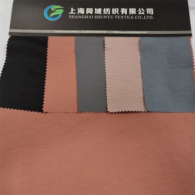material poli do revestimento do poliéster da tela de mistura T400 do Spandex da dobra 160gsm Wr