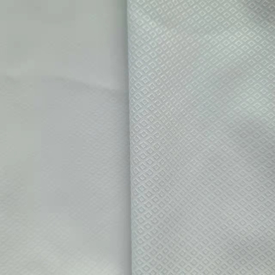 tela 150cm Diamond Dobby tecido Cationic do Spandex do poliéster 140-160gsm