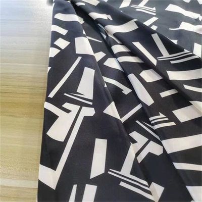 a tela chiffon do poliéster do cetim 95gsm, tela do poliéster do Spandex imprimiu