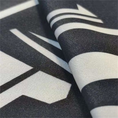 a tela chiffon do poliéster do cetim 95gsm, tela do poliéster do Spandex imprimiu