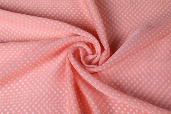 material chiffon do poliéster 75gsm impresso por todo o lado no impresso