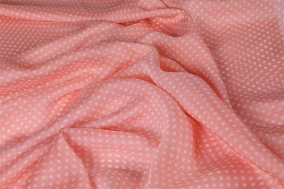material chiffon do poliéster 75gsm impresso por todo o lado no impresso