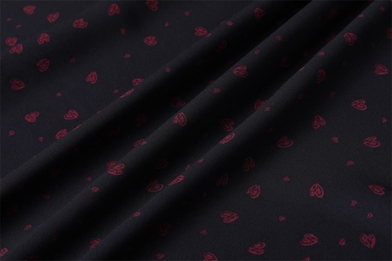 a tela chiffon 75Dx75D do poliéster 115gsm imprimiu o Aop de Habijabi