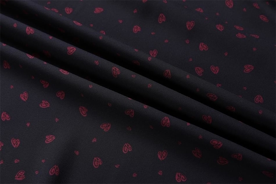 a tela chiffon 75Dx75D do poliéster 115gsm imprimiu o Aop de Habijabi