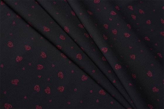 a tela chiffon 75Dx75D do poliéster 115gsm imprimiu o Aop de Habijabi
