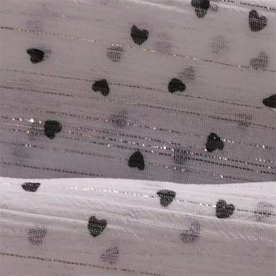 Tela chiffon de prata 75dx75d 120gsm do fio da cópia de Digitas