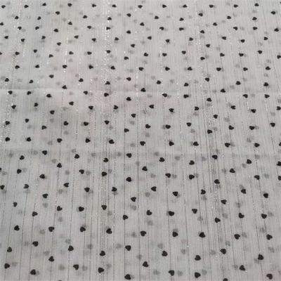 Tela chiffon de prata 75dx75d 120gsm do fio da cópia de Digitas