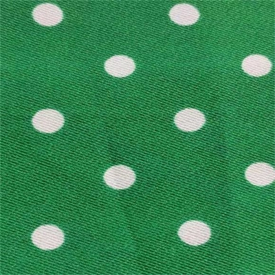 sarja chiffon Dot Printed da tela do poliéster de 50dx50d 83gsm