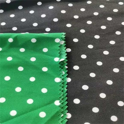 sarja chiffon Dot Printed da tela do poliéster de 50dx50d 83gsm