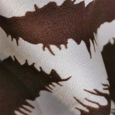 A sarja imprimiu a tela chiffon pela jarda 75dx75d 120gsm