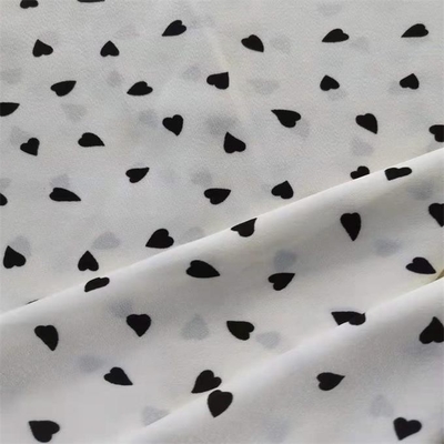 A sarja imprimiu a tela chiffon pela jarda 75dx75d 120gsm