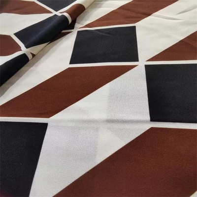 95gsm enrugou a tela chiffon do poliéster do crepe da tela 100dx100d