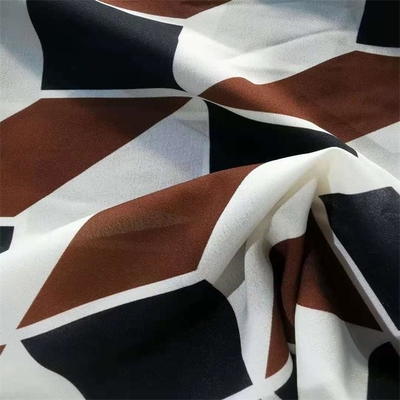 95gsm enrugou a tela chiffon do poliéster do crepe da tela 100dx100d