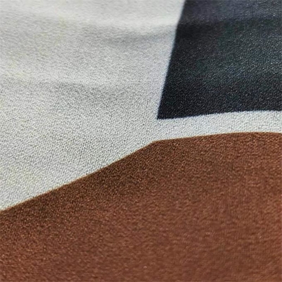 95gsm enrugou a tela chiffon do poliéster do crepe da tela 100dx100d