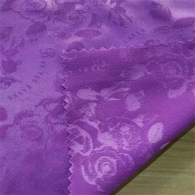 Gaze de seda do cetim do Spandex do poliéster 5 do jacquard 50d 95 para a senhora Skirts