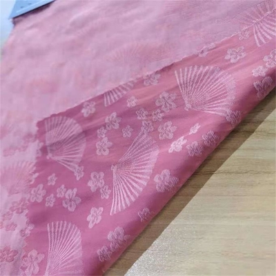 filamento chiffon da ilha do mar 90gsm do poliéster 50dx75d em forma de leque