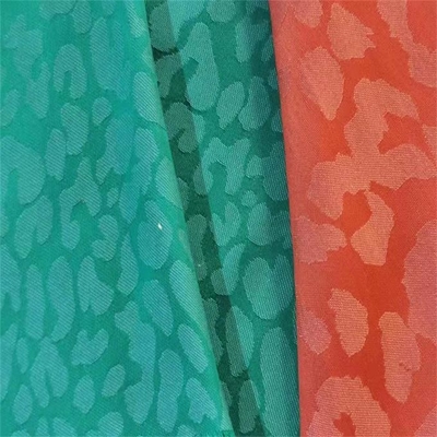 tela do cetim da cópia do leopardo da ilha do mar da tela do terno das mulheres de 100gsm 65d