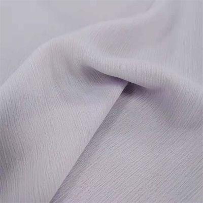 75d dobra contínua Georgette Fabric Polyester Chiffon Material