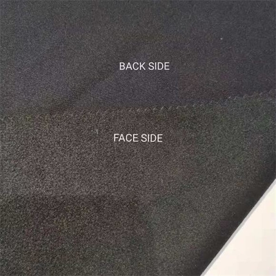 Estiramento liso da tela exterior respirável impermeável, 310gsm tela de Softshell de 3 camadas