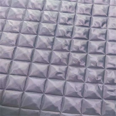 poliéster exterior respirável 142cm Diamond Quilting da tela 160gsm