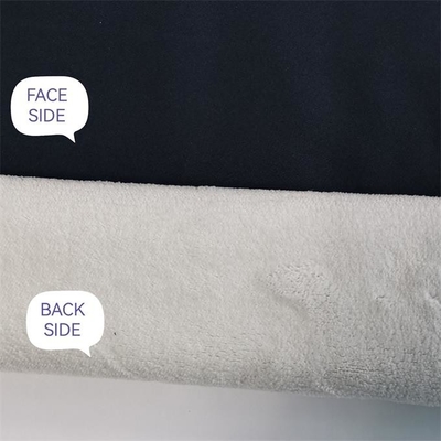 Tela exterior respirável Shell Bonded Shepra macia do Spandex