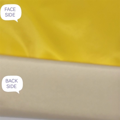 230gsm velo exterior respirável amarelo da tela 75d Softshell