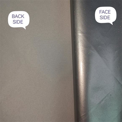 Estiramento macio impermeável de Shell Fleece Fabric 75dx75d da laminação brilhante