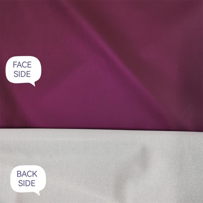 174gsm poliéster Shell Fabric Woven macia 75dx75d Dull Metal Lamination completo impermeável