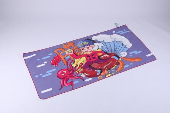 tipo adulto curto do prendedor instantâneo de toalha de praia da tela 200gsm da placa de 180x85cm