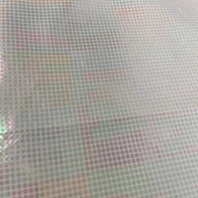 Tecido tafetá de poliéster GSM 71 320 t Folha de prata quente colorida 50dx50d