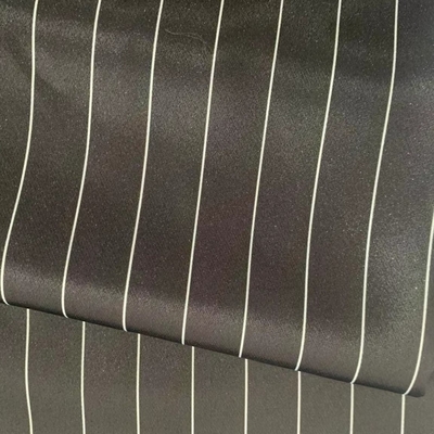 Ventilar Tecido de Seda Imitado 150Dx150D 130GSM Laminação Brilhante